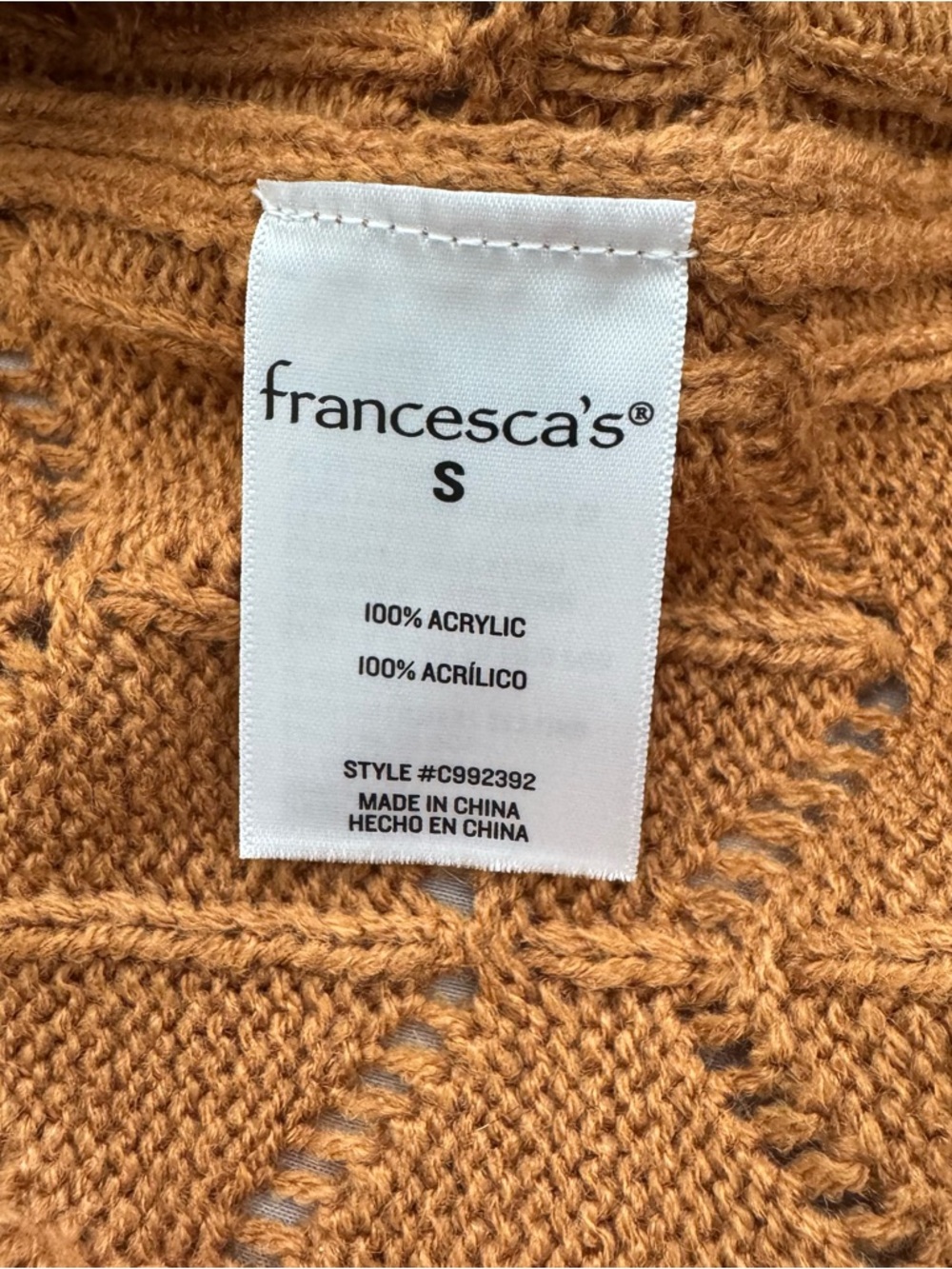 Open Knit Cardigan - Picture 4 of 4